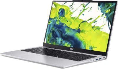 Ноутбук Acer Aspire Lite AL15-73P-76SN Core 7 240H 16Gb SSD512Gb Intel Graphics 15.6" IPS FHD (1920x1080) без ОС silver WiFi BT Cam 5100mAh (NX.X58CD.002)