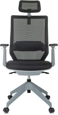 Кресло эргономичное Бюрократ MC-G611NL-H черный Elastic-102 с подголов. крестов.4-луч. пластик пластик серый