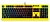 Клавиатура A4Tech B810RC Punk механическая желтый/черный USB for gamer LED (B810RC ( PUNK YELLOW )) кабель 1.8м