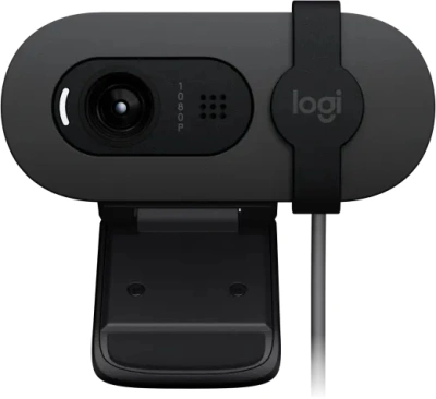 Камера Web Logitech HD Webcam Brio 90 черный 2Mpix (1920x1080) USB-A с микрофоном (960-001581)