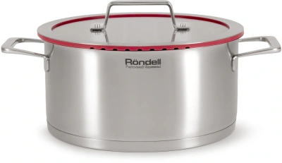 Кастрюля Rondell Verter RDS-2030 4.7л. d=24см (с крышкой) стальной