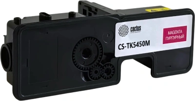 Картридж лазерный Cactus CS-TK5450M TK-5450M пурпурный (3200стр.) для Kyocera Ecosys PA2600cx/PA2600cwx/MA2600cfx/MA2600cwfx с чипом