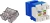 Модуль Lanmaster LAN-OK45U6/180N-BL Keystone RJ45 кат.6 син. Модуль Lanmaster LAN-OK45U6/180N-BL Keystone RJ45 кат.6 син.