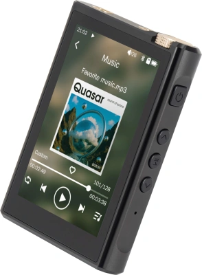 Плеер Hi-Fi Flash Digma Pro XT7 черный/золотистый/3.5"/microSD/microSDHC