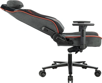 Кресло игровое A4Tech Bloody GC-680 серый/черный искусственная замша с подголов. крестов. металл