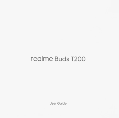 Гарнитура внутриканальные Realme Buds T200 серый беспроводные bluetooth в ушной раковине (6941764462069)