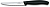 Нож кухонный Victorinox Swiss Classic 6.7233 стальной универсальный для стейка/пиццы лезв.110мм серрейт. заточка черный