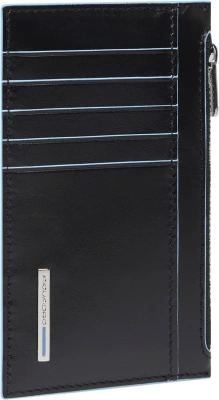 Чехол для кредитных карт Piquadro Blue Square PP6561B2R/N черный натур.кожа