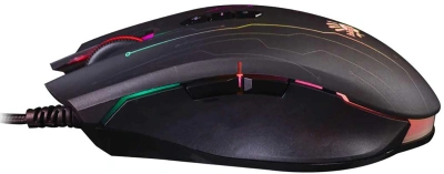 Мышь A4Tech Bloody Q82 черный/рисунок оптическая 6200dpi USB 8but