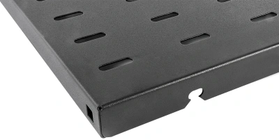 Полка стационарная ЦМО СВ-75-9005 нагр.:45кг. 19" 750мм черный (упак.:1шт)