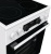 Плита Электрическая Gorenje GECS5C70WA белый/черный стеклокерамика (без крышки)