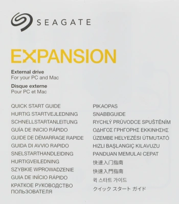 Жесткий диск Seagate USB3.0 24TB STKP24000400 Expansion 3.5" черный