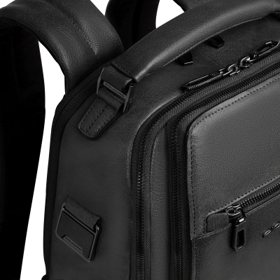 Рюкзак мужской Piquadro Solm CA7021S141/N черный натур.кожа