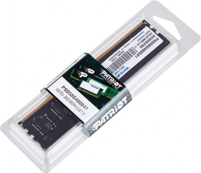 Память DDR5 8GB 4800MHz Patriot PSD58G480041 Signature RTL PC5-38400 CL40 DIMM UDIMM 288-pin 1.1В single rank Ret