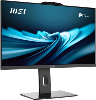 Моноблок MSI Pro AP242P 14M-808XRU 23.8" Full HD i7 14700 (2.1) 32Gb SSD512Gb UHDG 770 без ОС GbitEth WiFi BT 120W клавиатура мышь Cam черный 1920x1080