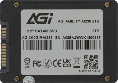 Накопитель SSD AGi SATA-III 2TB AGI2K0GIMAI238-CB AI238 2.5"