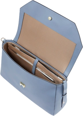 Деловая сумка женская Piquadro Circle BD6778W92/AZ3 с отделением для ноутбука 14" голубая натур.кожа