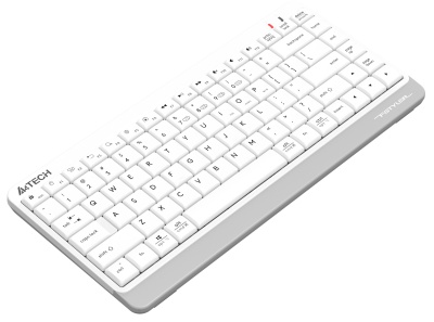 Клавиатура A4Tech FBK11 белый/серый USB беспроводная BT/Radio slim (FBK11 WHITE)