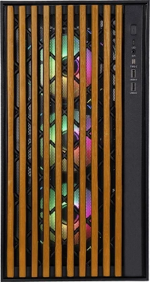 Корпус Formula TimberLine T0 черный без БП ATX 6x120mm 6x140mm 2xUSB3.0 audio bott PSU