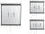 Экран Digis 167" 300x300см Optimal-D DSOD-1108 1:1 настенно-потолочный рулонный