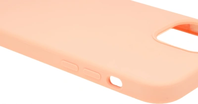 Чехол (клип-кейс) Deppa для Apple iPhone 12/12 Pro Liquid Silicone розовый (87712)