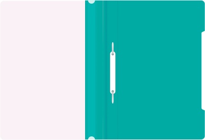 Папка-скоросшиватель Бюрократ -PS20TURG A4 прозрач.верх.лист пластик бирюзовый 0.12/0.16