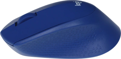 Мышь Logitech M330 Silent Plus синий оптическая 1000dpi silent беспров. USB 2but (910-004925)