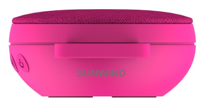 Колонка порт. SunWind SW-PS103 R розовый 3W 1.0 BT/3.5Jack 10м 400mAh