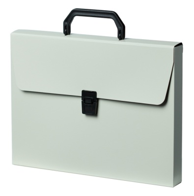 Портфель Бюрократ ДеЛюкс DLPP01MILK 1 отдел. A4 пластик 0.7мм молочный