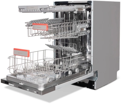 Посудомоечная машина Timberk Set&Dry T-DW45BI103 серебристый (узкая)