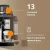 Кофемашина Delonghi Rivelia EXAM440.55.B 1450Вт серебристый/черный Кофемашина Delonghi Rivelia EXAM440.55.B 1450Вт серебристый/черный