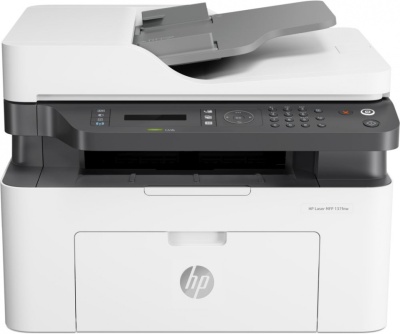МФУ лазерный HP Laser 137fnw (4ZB84A) A4 WiFi белый/серый