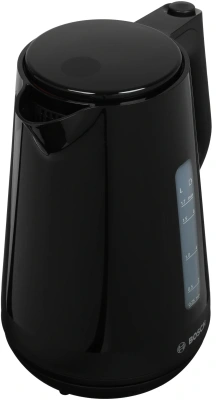 Чайник электрический Bosch TWK1M123 1.7л. 2400Вт черный корпус: пластик