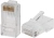 Коннектор Rexant (05-1031-4) кат.6 RJ45 прозрачный
