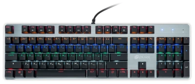 Клавиатура Оклик 970G Dark Knight механическая черный/серебристый USB for gamer LED (499578) кабель 1.5м