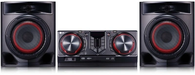 Минисистема LG XBoom CJ44 черный 480Вт FM USB BT