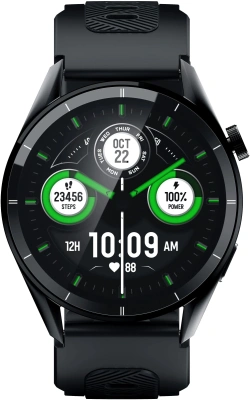 Смарт-часы Tecno Watch 3 Pro 1.43" AMOLED корп.черный рем.черный (WP03)