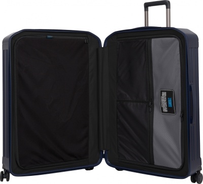 Чемодан Piquadro PQ LIGHT (BV4428PQL/BLUO) 51x75x28см 83л. 3.9кг. поликарбонат синий матов.