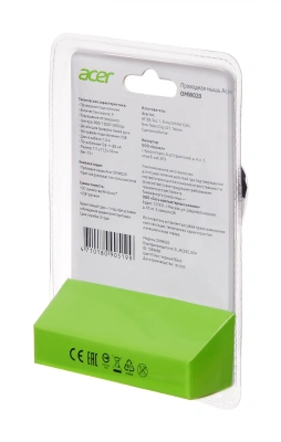Мышь Acer OMW020 черный оптическая 1600dpi USB 4but (ZL.MCEEE.004)