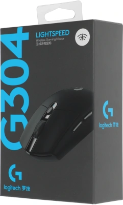Мышь Logitech G304 Lightspeed черный оптическая 12000dpi беспров. USB 5but (910-005286)