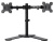 Кронштейн для мониторов ЖК Buro M042 черный 17"-27" макс.8кг настольный поворот и наклон