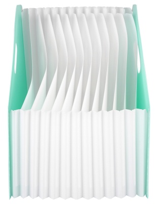 Папка с 13 прозр.вклад. Deli EB41102 A4 полипропилен ассорти с ручками