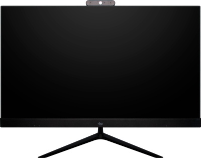 Моноблок IRU Агат 313 23.8" Full HD i3 10100 (3.6) 8Gb SSD512Gb UHDG 630 FreeDOS GbitEth WiFi BT 120W клавиатура мышь Cam черный 1920x1080