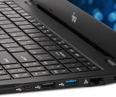 Ноутбук IRU Planio 15ING N-series N100 8Gb SSD256Gb Intel UHD Graphics 15.6" IPS FHD (1920x1080) FreeDOS black WiFi BT Cam 6000mAh (2058911)