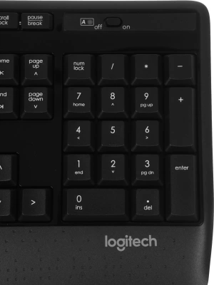 Клавиатура + мышь Logitech MK345 клав:черный мышь:черный USB беспроводная (920-012925)