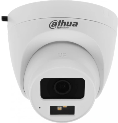Камера видеонаблюдения аналоговая Dahua DH-HAC-HDW1200CLQP-IL-A-0280B-S6 2.8-2.8мм HD-CVI HD-TVI цв. корп.:белый (DH-HAC-HDW1200CLQP-IL-A-0280B)
