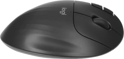 Трекбол Logitech M575S черный оптическая 2000dpi беспров. BT/Radio USB 4but (910-007035)