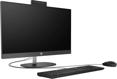 Моноблок HP ProOne 240 G10 23.8" Full HD i7 1355U (1.7) 16Gb SSD512Gb UHDG FreeDOS GbitEth WiFi BT 90W клавиатура мышь Cam черный 1920x1080