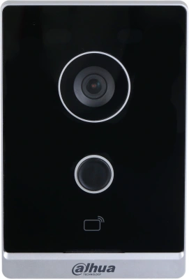 Видеопанель Dahua DHI-VTO2211G-WP-S2 цветной сигнал CMOS цвет панели: черный