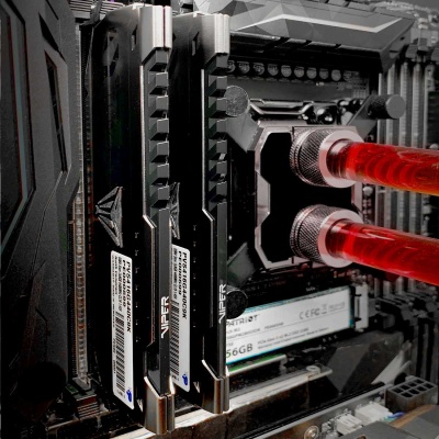 Память DDR4 2x32GB 3600MHz Patriot PVS464G360C8K Viper Steel RTL Gaming PC4-28800 CL18 DIMM UDIMM 288-pin 1.35В dual rank с радиатором Ret